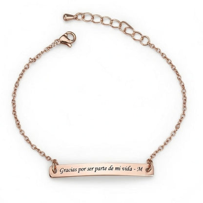Pulsera Personalizada – Un Mensaje al Corazón
